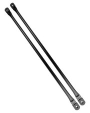 2 Pcs 31.5 Inch Black Garden Swing Replacement Rods, 80 cm