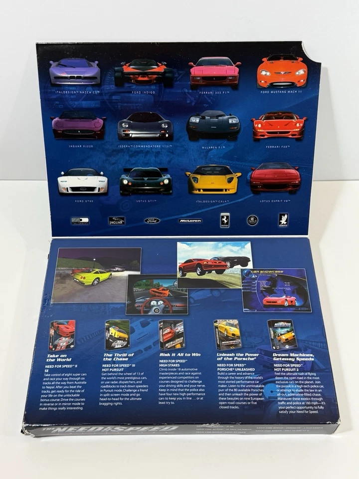 Need for Speed Collection - Big Box (PC, CD-ROM, 2003) 5 Racing Games Mint Discs - Image 3 of 4