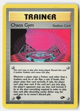Chaos Gym 1st Edition MP EN 102/132 Gym Challenge on eBay