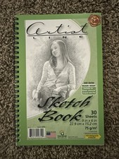 Artist Line Sketch Book 30 Sheets 75 g/m Spiral Bound