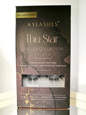 Aylashes THE STAR MAXI (12mm-16mm)  DIY Lashes Wimpern Schwarz
