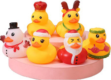 Assorted Rubber Duck Small Rubber Ducks in Bulk Baby Shower Bath Toy for Kids To