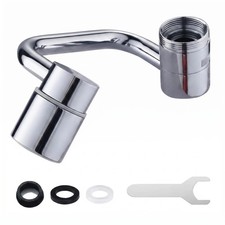 1080  Rotating Faucet Extender, U-Shaped Swivel Stainless Steel