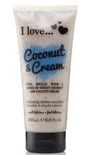 I Love Coconut and Cream Exfoliating Shower 6.8 Fl Oz Pack of 1 , Cranberry