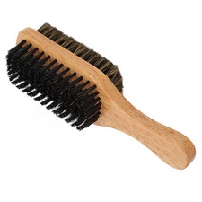 Double Sided Beard Brush Imitation Brush With Rubber Wood Handle Fo MUF