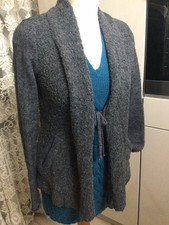 Strickjacke Cardigan Bolero Jacke Wolle Alpaka Gr.38 M