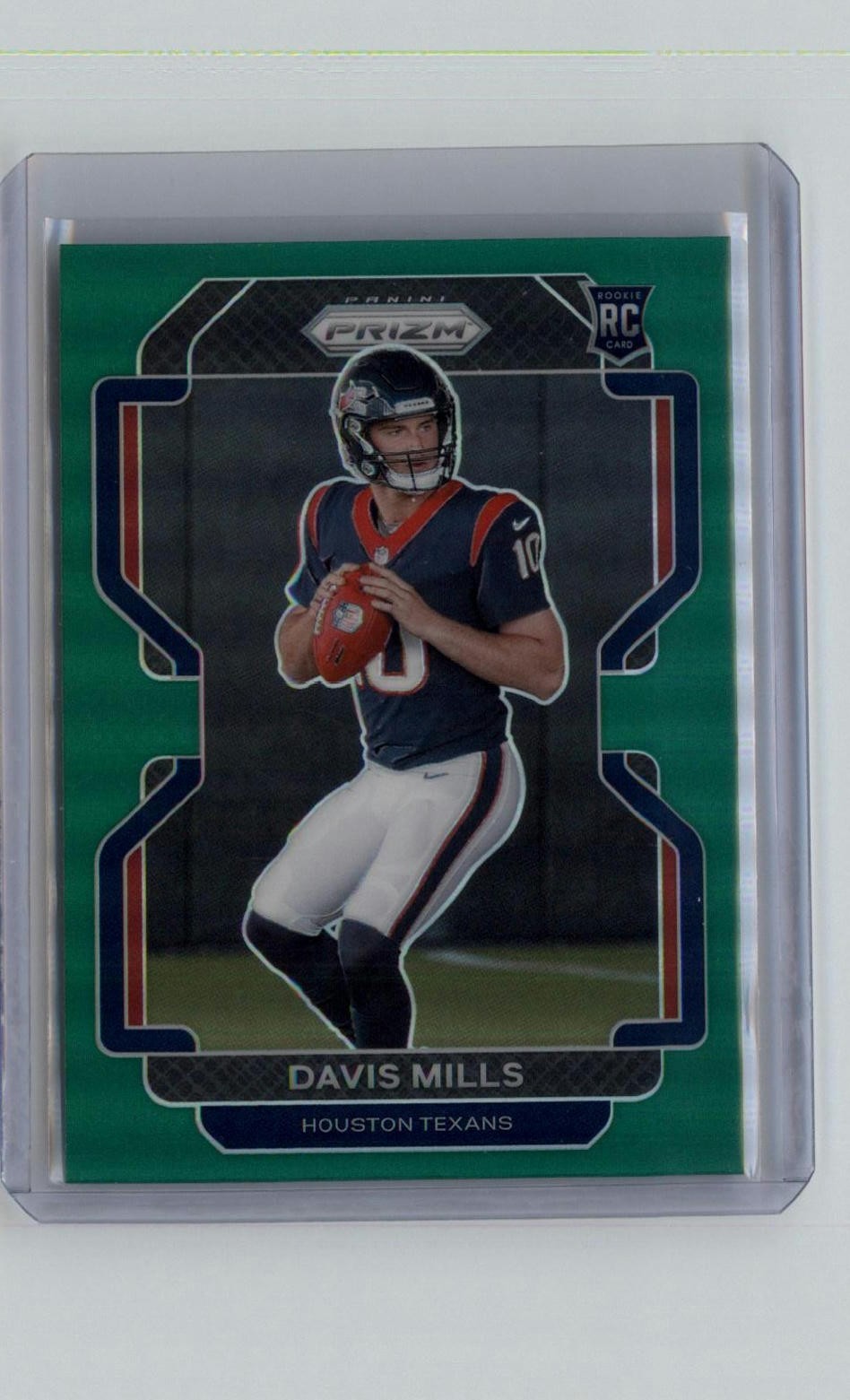 2021 Panini Prizm #352 Davis Mills Green