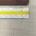 Vintage Dietzgen 1526P Ruler With Original Leather Case Engineering Drafting USA — photo 6