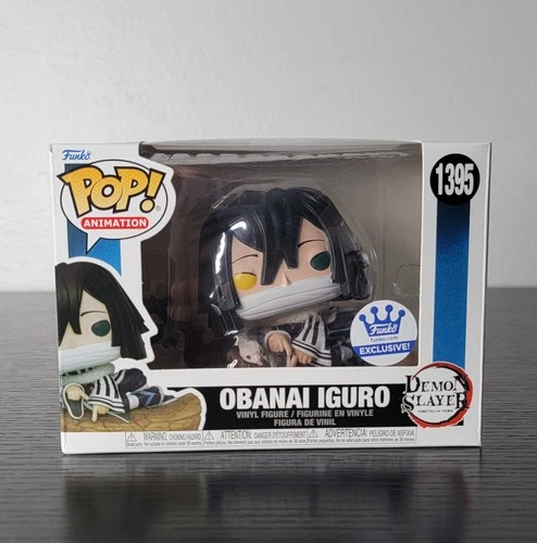🔥Funko Pop! Demon Slayer: Obanai Iguro #1395 Rare Funko Shop Exc. W/Protector🔥
