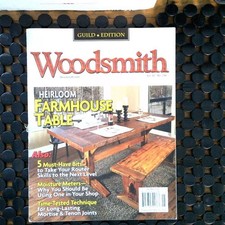 WOODSMITH Vol. 42 Issue 248 - CARVING BOARD, MITER SAW STATION, TABLE & BENCH