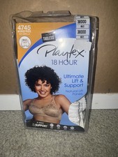 Playtex Women's 18-Hour Ultimate Lift and Support Bra Wire-Free 4745 White