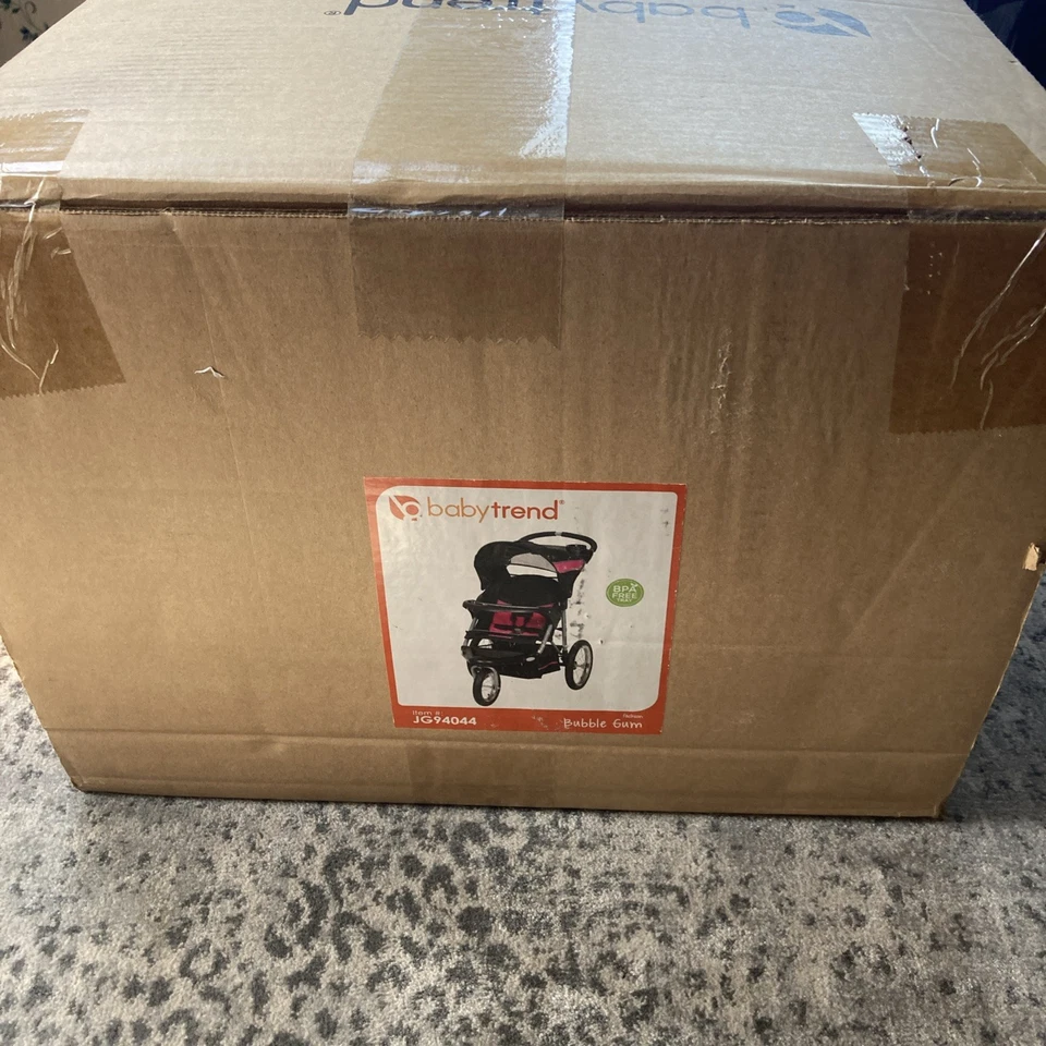 Baby Trend Expedition Jogger Folding Jogging Stroller Bubble Gum New Sealed - Image 2 of 4