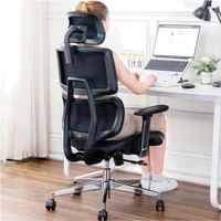 Ergonomischer BüRostuhl Netz HöHenverstellbar 150KG LendenwirbelstüTze