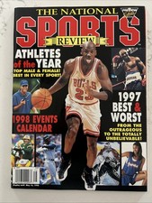 ORIGINAL Vintage 1998 National Sports Review Magazine Michael Jordan Bulls