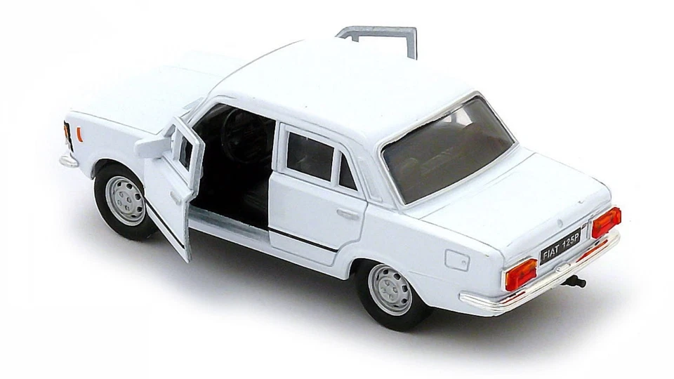 Welly Fiat 125P White 1:34 1:39 Scales 4.5 Inch Car US IMPORT DUTIES PAID - Image 2 of 4