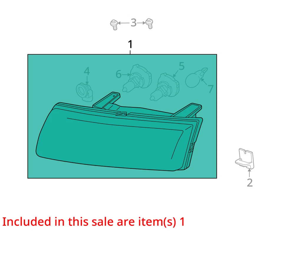 SE ADAPTA A 02-04 FARO SATURN VUE ASM CON INTERMITENTE 22702946 - NUEVO OEM Foto 3 de 4