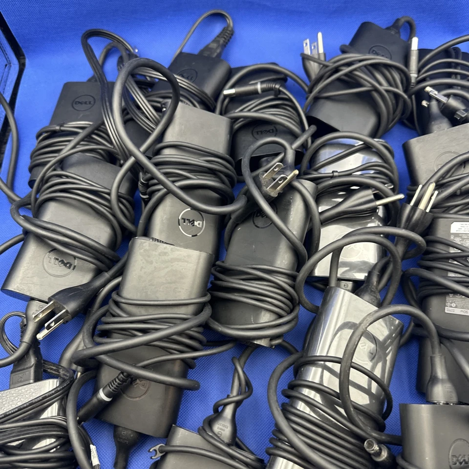 Lote de 17 Cargador Adaptador CA Dell 90W 19.5V 4.62A DA90PM130 JCF3V - Original Foto 3 de 4