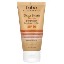 Daily Sheer Tinted Sunscreen, SPF 30, Natural Glow, Fragrance Free, 1.7 fl oz