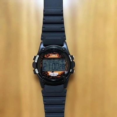 Timex STRANGER THINGS Atlantis 100 Watch Black Limited Edition