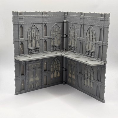 Sci Fi Grimdark Gothic Ruinengebäude für Tabletop Gaming Klappgebäude RPG