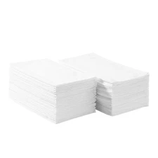 Uimoso 50 Pack White Microfiber Cleaning Cloths 12x12 in High-Quality Towels