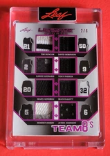 Tim Duncan JERSEY CARD #2/6 David Robinson TONY PARKER Manu Ginobili SeanELLIOTT