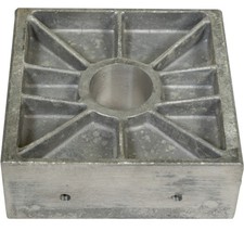 Gleitst&uuml;ckhalter Ravaglioli f&uuml;r 2-S&auml;ulen-Hubschlitten &ndash; Aluminium 106x102x42mm