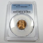 1909 P VDB PCGS MS64 RD Red - Lincoln Wheat Penny Cent 1c US Coin #56855A