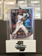 2025 Bowman Chrome Refractor James Wood (RC ) #29 Washington Nationals Baseball