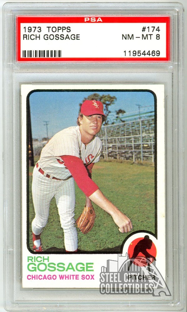 Rich "Goose" Gossage 1973 Topps Card #174 PSA 8 NM-MT (469)