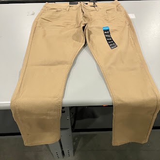 ПРЯМЫЕ ДЖИНСЫ-СТРЕЙЧ BLU ROCK SLIM - РАЗМЕР: МУЖСКИЕ 36X32 - ХАКИ