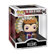 Funko POP! Figura Vinilo Disney Reina Malvada en Trono Villanos #1088 Nuevo Stock Reino Unido