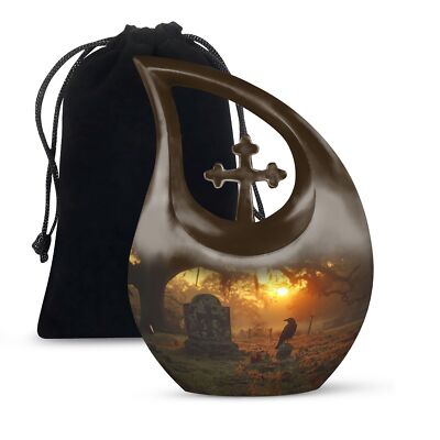 Silent Sentinel Grandma Ashes Urn For Burial Father Urn For Ashes Large 10 Inch