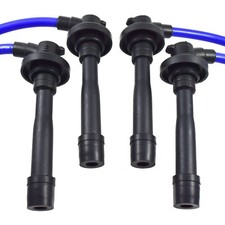 4x Genuine Vms Racing Blue Spark Plug Wires 10.2mm Set For Acura Integra Dohc 4x Genuine Vms Racing Blue Spark Plug Wires 10.2mm Set For Acura Integra Dohc