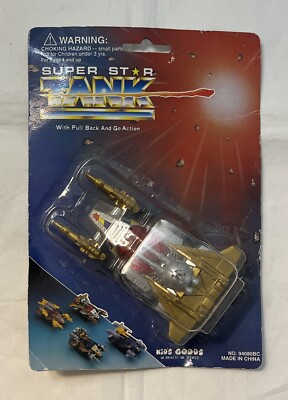Vintage Mini Astro Space Robot Flying Saucer SUPER STAR TANK MOC Wars 80s