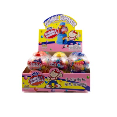 #ad Kidsmania Gumball Dispenser Assorted Fruit Flavored Gumballs 12 Pieces $34.99