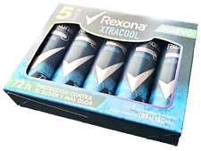 5 x Rexona Antiperspirante XTRACOOL 150ml Mex 