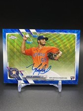 2021 Topps Chrome Blue Refractor /150 Nivaldo Rodriguez #RA-NR Auto RC
