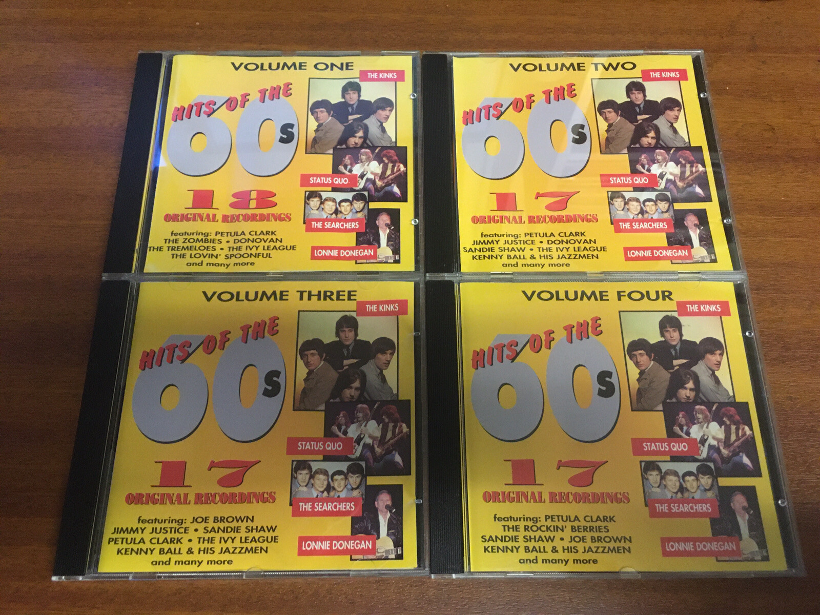 Hits Of The 60's [1993, 4 x CD] Various 60's Artists - Media Excellent - Tested!