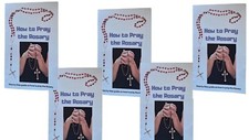 How to Pray the Rosary Prayer Card 5 Pack #PC-08