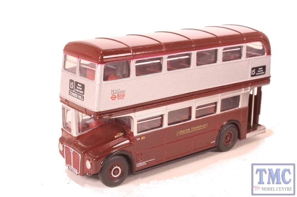 76RM112 Oxford Diecast OO Gauge Routemaster  London Transport Bow Centenary