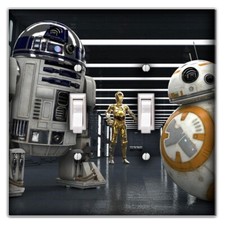 Star Wards Droid Design 5 Decorative Double Toggle Light Switch Cover Wall Plate