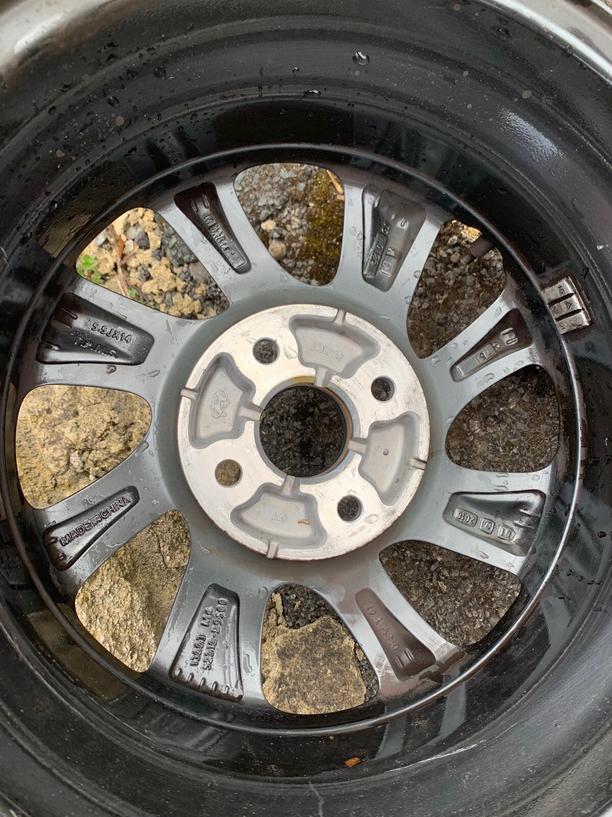 GENUINE HYUNDAI I10 14” DIAMOND CUT SINGLE ALLOY WHEEL 52910B9500 eBay