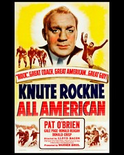 Knute Rockne All American Wall Art Movie Poster - 8x10 Color Photo