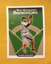 2016 Topps Throwback Thursday Next Generation Xander Bogaerts #58 Red Sox