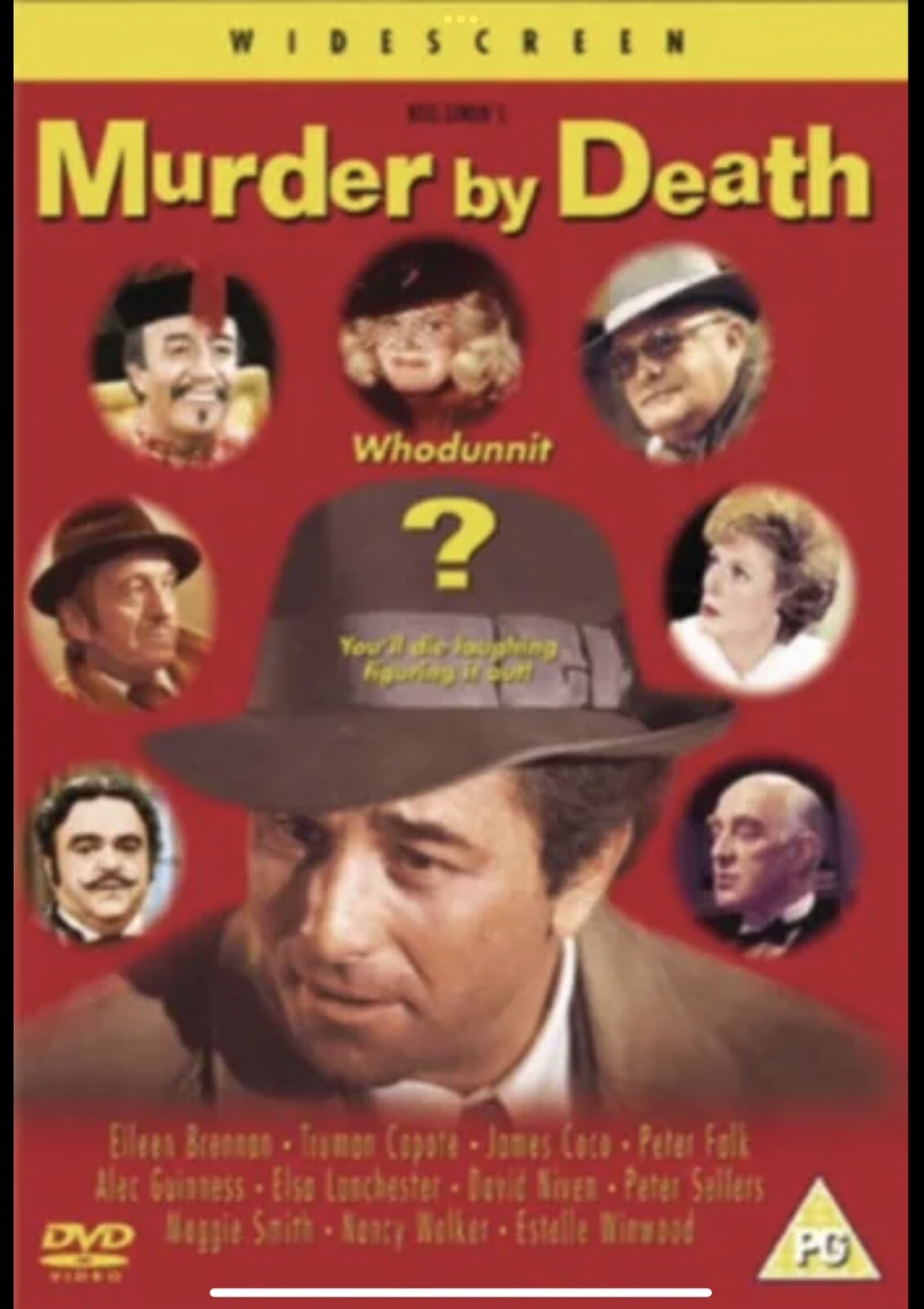 Murder By Death DVD - Classic Comedy Niven Falk Sellers Guinness Capote Maggie