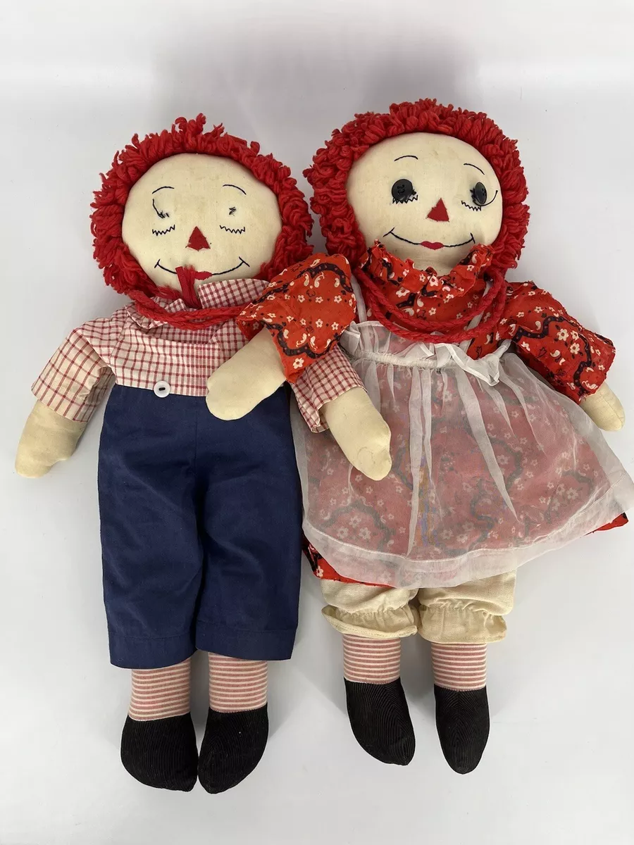 Authentic raggedy ann sales and andy dolls