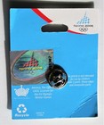 TORINO 2006 SKI JUMPING MASCOT OLYMPIC PIN - "GLIZ"  /  WINTER OLYMPICS — photo 3