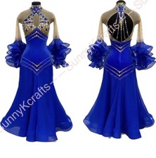 SunnyK Waltz Tango st Dance Dress Salsa Costume Stardard Ballroom Competition