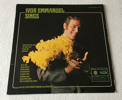 IVOR EMMANUEL ~ IVOR EMMANUEL SINGS ~ 1969 UK 12-TRACK STEREO VINYL LP RECORD